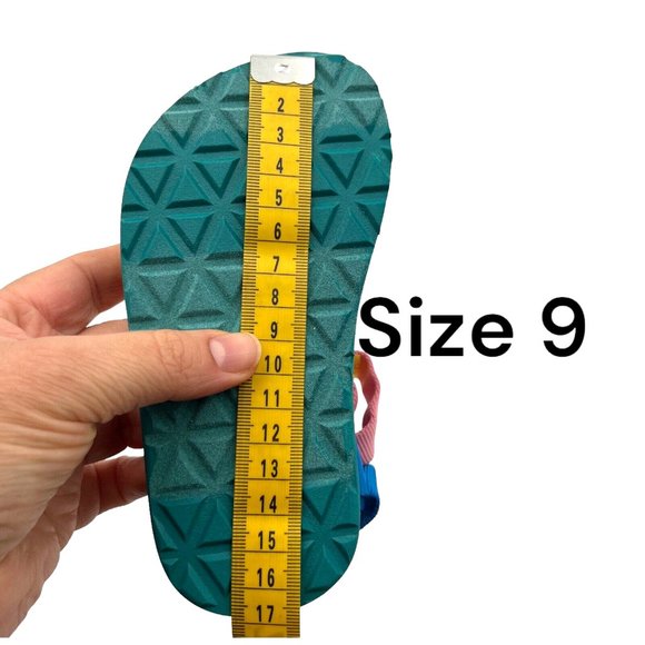 Teva Toddler Girl's Sport Sandals Size 9 Multicolor Lightweight Adjust Straps - Picture 12 of 16